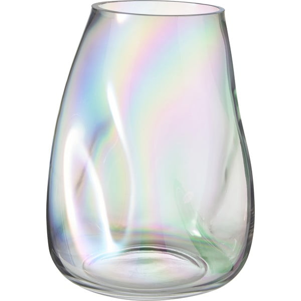 Pūsto stiklo vaza Westwing Collection Rainbow, aukštis 26 cm