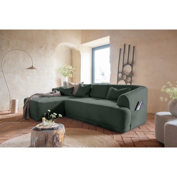Kampinė sofa žalios spalvos – Miuform-image-2