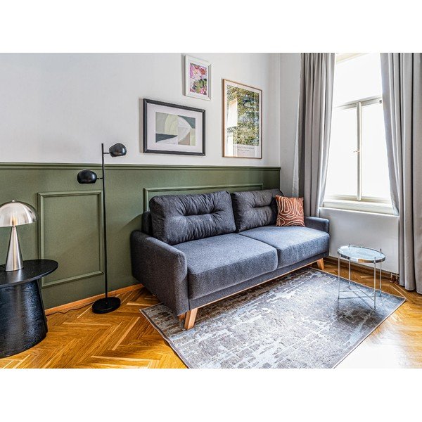 Tamsiai pilka sofa-lova Bonami Selection Pop-image-1