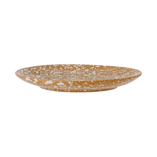 Oranžinės ir baltos spalvos keraminė lėkštė Bloomingville Carmel, ø 26 cm-image-2