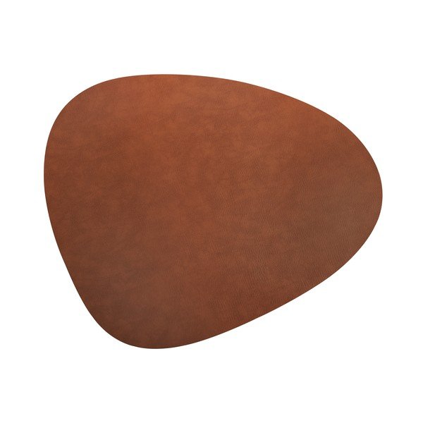 Konjako rudos spalvos oda 115x135 cm Curve XXXL Bull – LIND DNA