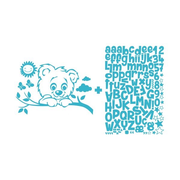 Lipnus rinkinys su raidėmis Ambiance Teddy-image-2
