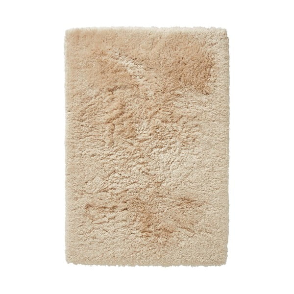 Šviesiai kreminis rankomis siūtas kilimas Think Rugs Polar PL Cream, 60 x 120 cm