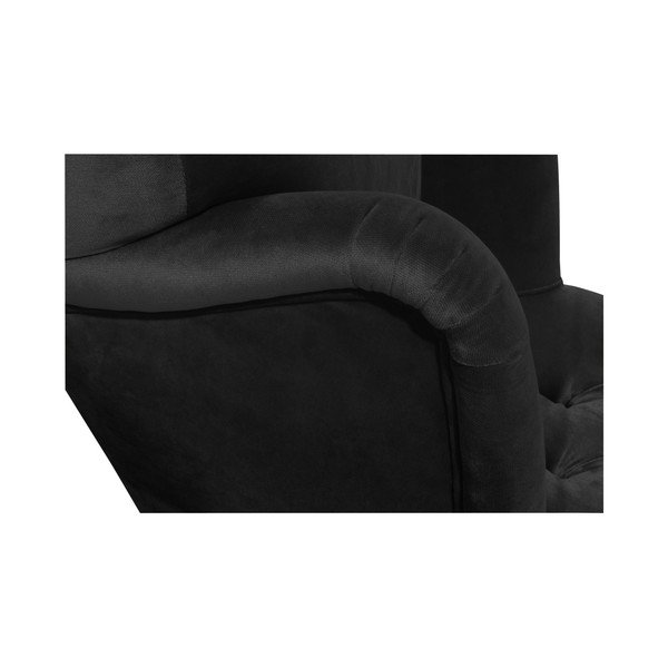 Juodas "Max Winzer Brandon Suede" fotelis-image-2