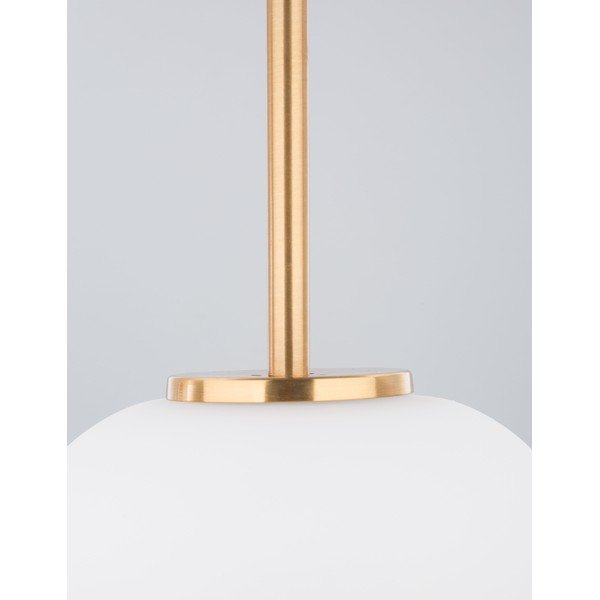 Baltos spalvos/žalvario spalvos iš stiklo kabantis šviestuvas ø 22 cm Lato – Nova Luce-image-3
