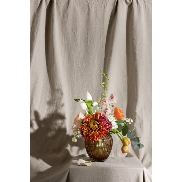 Rudos spalvos stiklinė vaza Kähler Design Hammershøi, aukštis 14 cm-image-1