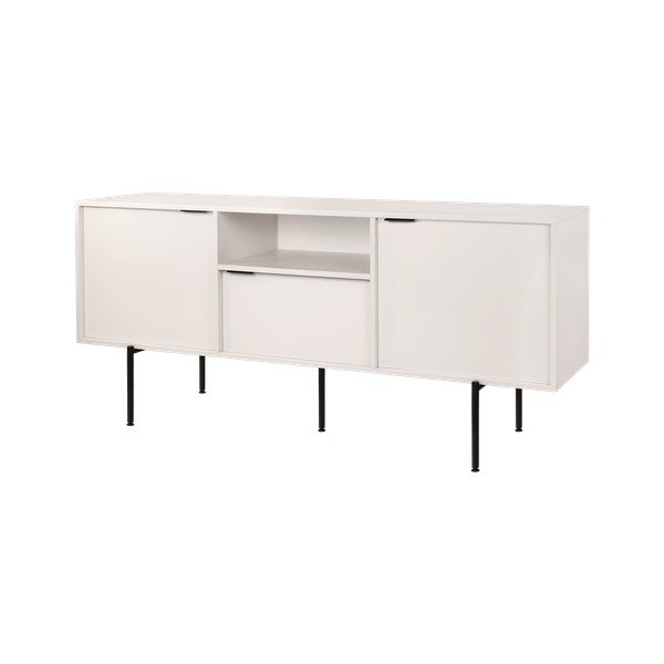 Pilkai smėlinės spalvos TV spintelė 180x79x50 cm Bau – noo.ma