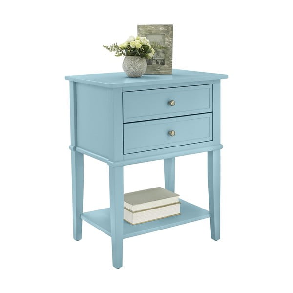 Naktinis staliukas šviesiai mėlynos spalvos Franklin – Støraa-image-2