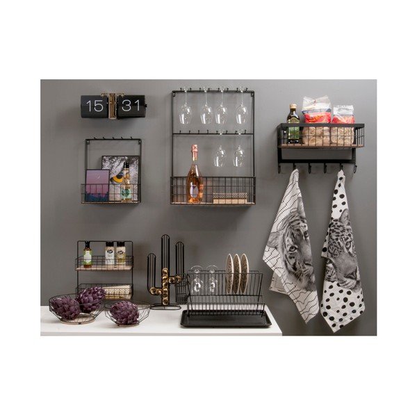 Juodos spalvos padėklas indams PT LIVING-image-2