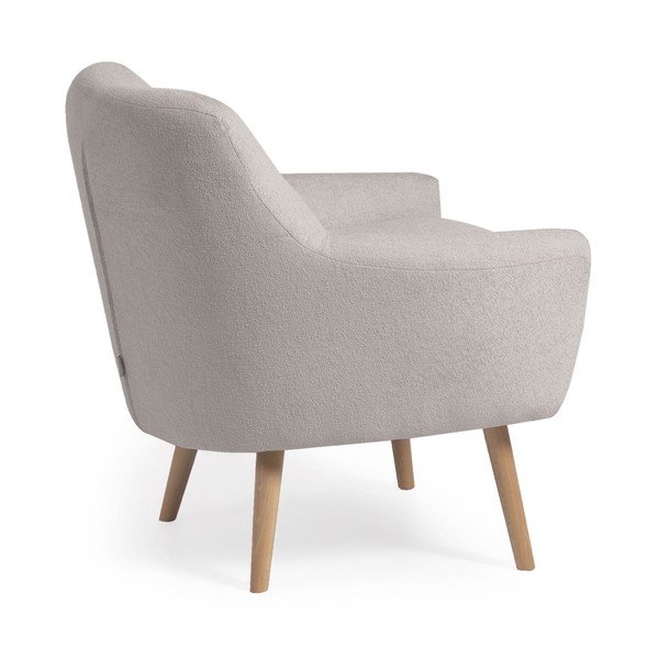 Pilkas fotelis Candela - Kave Home-image-4