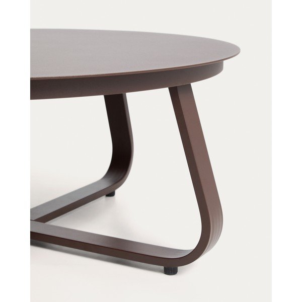 Iš metalo apvalios formos sodo kavos staliukas ø 80 cm Tamaris – Kave Home-image-2