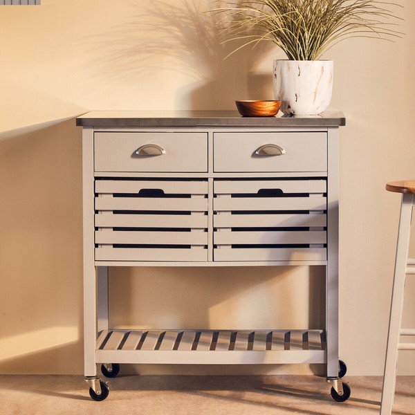 Vežimėlis ant ratukų 46x86 cm Frankfurt – Premier Housewares-image-3