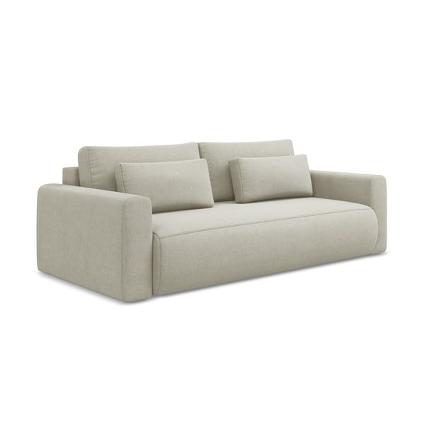 Smėlio spalvos sulankstoma/su sandėliavimo vieta sofa 238 cm Kapua – Makamii-image-3