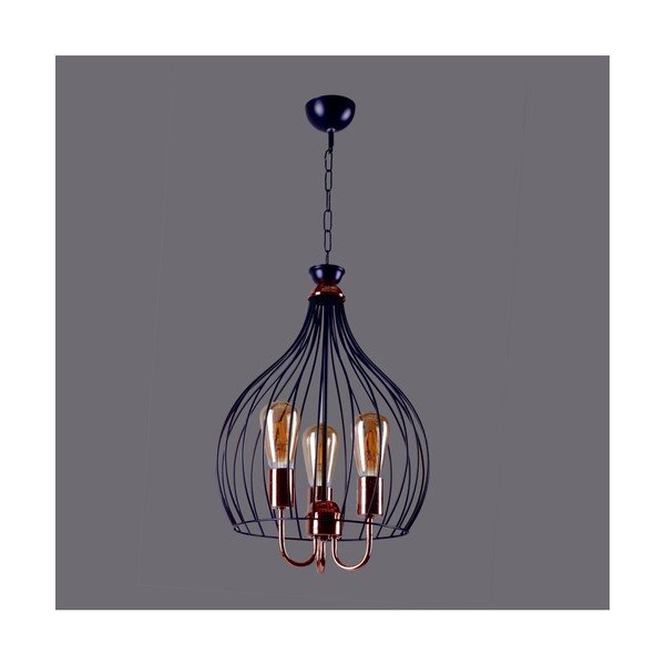 Lubinis šviestuvas Birdcage Black-image-1