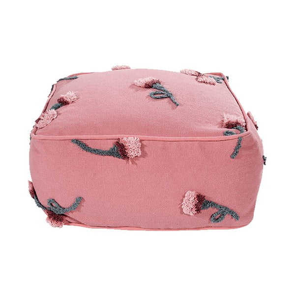 Rožinės spalvos vaikiškas sėdmaišis English Garden – Lorena Canals