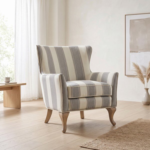 Pilkos spalvos/smėlio spalvos krėslas Reva – Støraa-image-1