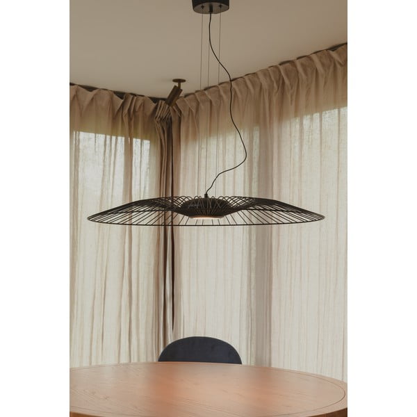 Kabantis šviestuvas juodos spalvos LED su pritemdymo funkcija ø 90 cm Spider – Zuiver-image-1