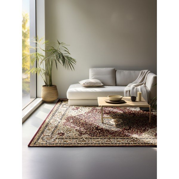 Kilimas bordo spalvos/smėlio spalvos 160x235 cm Herat – Nouristan-image-1