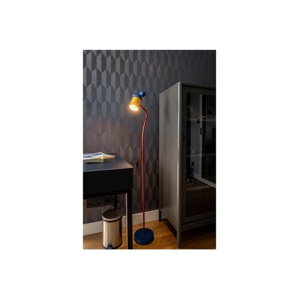 Pastatomas šviestuvas mėlynos spalvos (aukštis 133,5 cm) su metaliniu gaubtu Mouse – GTV-image-3