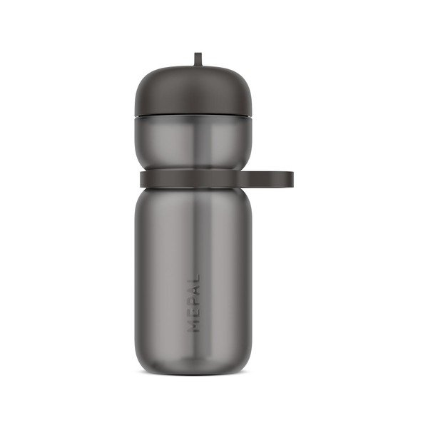 Antracito spalvos iš plastiko butelis 600 ml Active – Mepal-image-4
