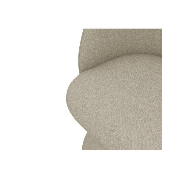 Smėlio spalvos iš audinio valgomojo kėdė Maia – Makamii-image-4