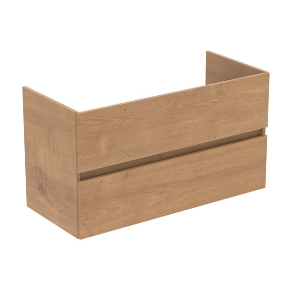 Pakabinama spintelė po kriaukle natūralios spalvos iš ąžuolo 100x55 cm Eurovit+ – Ideal Standard-image-2