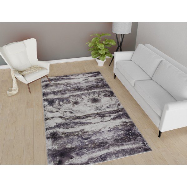 Pilkas plaunamas kiliminis takelis 200x80 cm - Vitaus-image-1