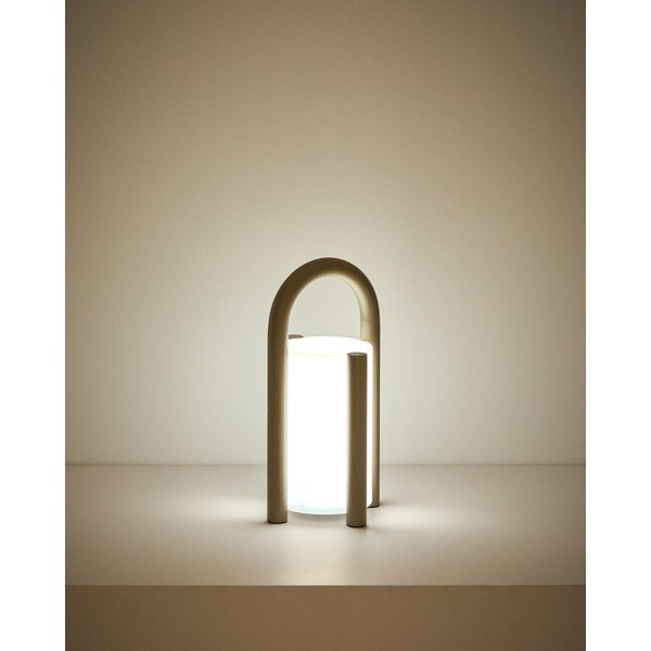 Nešiojamas lauko šviestuvas LED USB ø 14 cm Leros – Kave Home-image-2