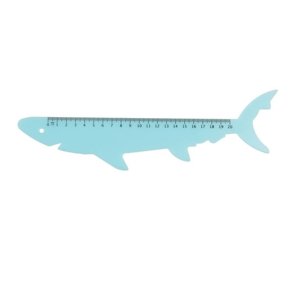 Plastikinė liniuotė Rex London Shark