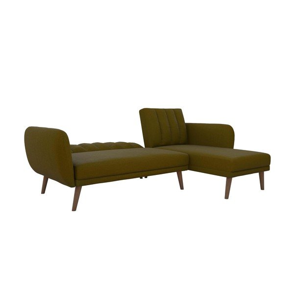 Žalia sofa lova kampinė sofa Brittany - Novogratz-image-4