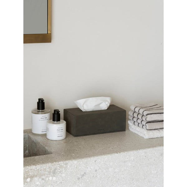 Iš dirbtinės odos nosinių dėžutė Sahla – Blomus-image-1