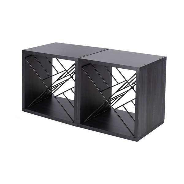 Vyno lentyna juodos spalvos butelių skaičius 12 – Compactor-image-2