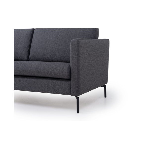 Tamsiai pilka trivietė sofa Scandic Vesta-image-3