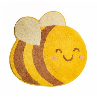 Oranžinis vaikiškas medvilninis kilimėlis Sass & Belle Bee Happy, 55,5 x 57 cm