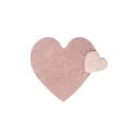 Skalbiamas/rankų darbo iš medvilnės vaikiškas kilimas rožinės spalvos 160x180 cm Puffy Love – Lorena Canals