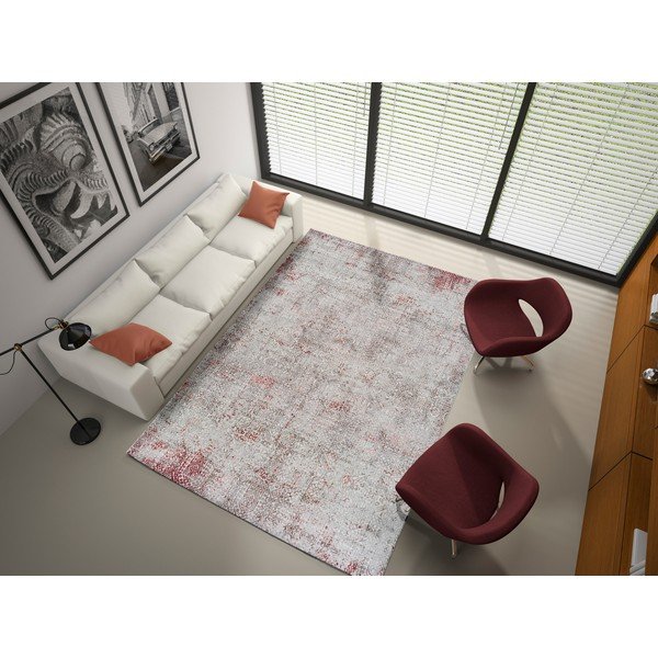 Pilkos ir rožinės spalvos kilimas "Universal Babek", 160 x 230 cm-image-1