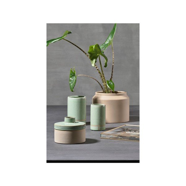Molinė vaza su dangteliu Villa Collection Dusty, aukštis 10 cm-image-1