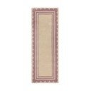Rankų darbo iš vilnos kilimas violetinės spalvos/natūralios spalvos 80x230 cm Lois Scallop – Flair Rugs