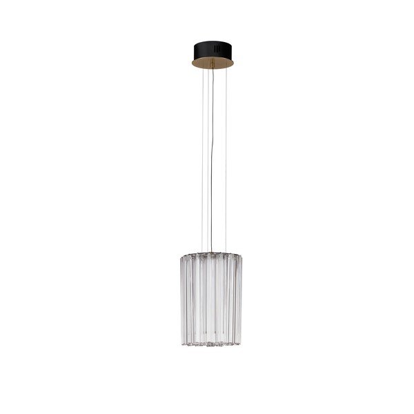 Žalvario spalvos iš plieno kabantis šviestuvas LED su pritemdymo funkcija ø 22 cm Nol – Nova Luce