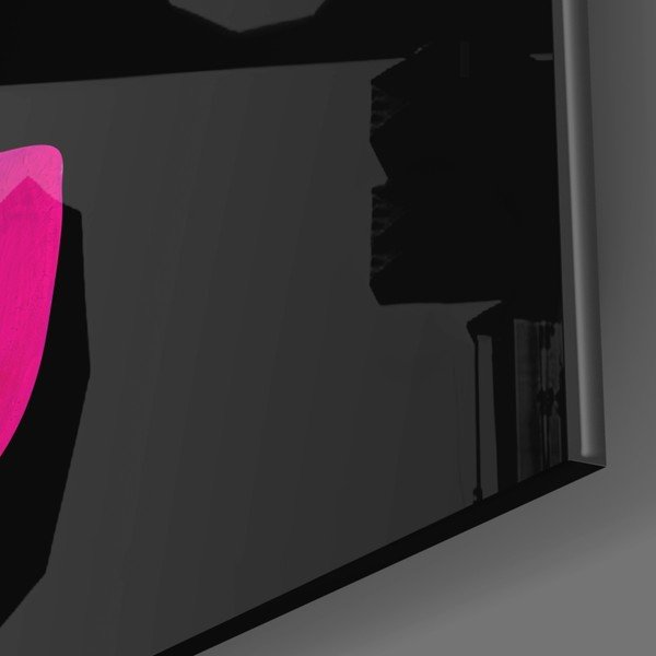 Paveikslas ant stiklo Insigne Fragmented Pink-image-3