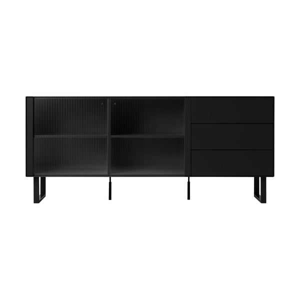 Šoninė spintelė juodos spalvos 180x79 cm Edge by Hammel – Hammel Furniture