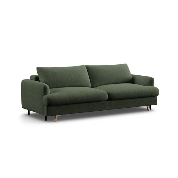 Žalios spalvos sulankstoma/su sandėliavimo vieta sofa 233 cm Naomi – Micadoni 
