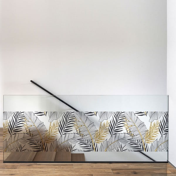 Lango lipdukas 200x40 cm Classy Palm Leaves - Ambiance-image-4
