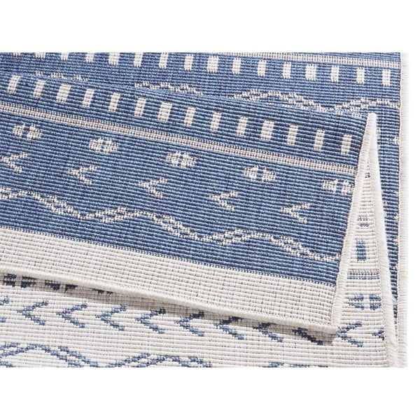 Mėlynos ir kreminės spalvos lauko kilimas NORTHRUGS Kuba, 80 x 250 cm-image-4