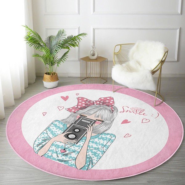 Vaikiškas kilimas ø 80 cm Comfort – Mila Home-image-1
