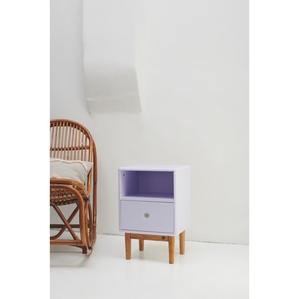 Naktinis staliukas violetinės spalvos Color Box – Tom Tailor-image-1