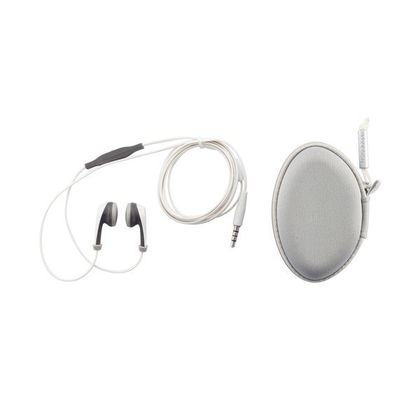 Ausinės "XD Design Oova Mic" pilkos/baltos spalvos-image-2