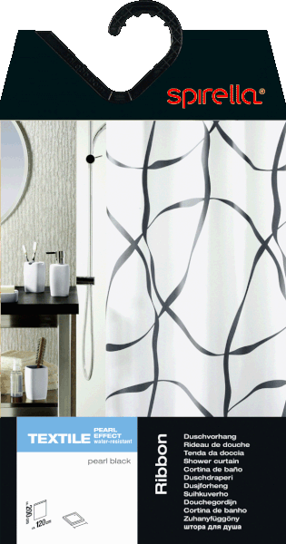 Dušo užuolaida 180x200 cm Ribbon – Spirella-image-1