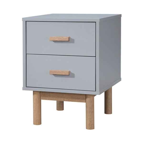 Naktinis staliukas pilkos spalvos Melanie – Støraa-image-2