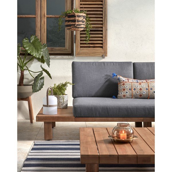 Baltas lauko šviestuvas Kave Home Janvir, aukštis 26,5 cm-image-4